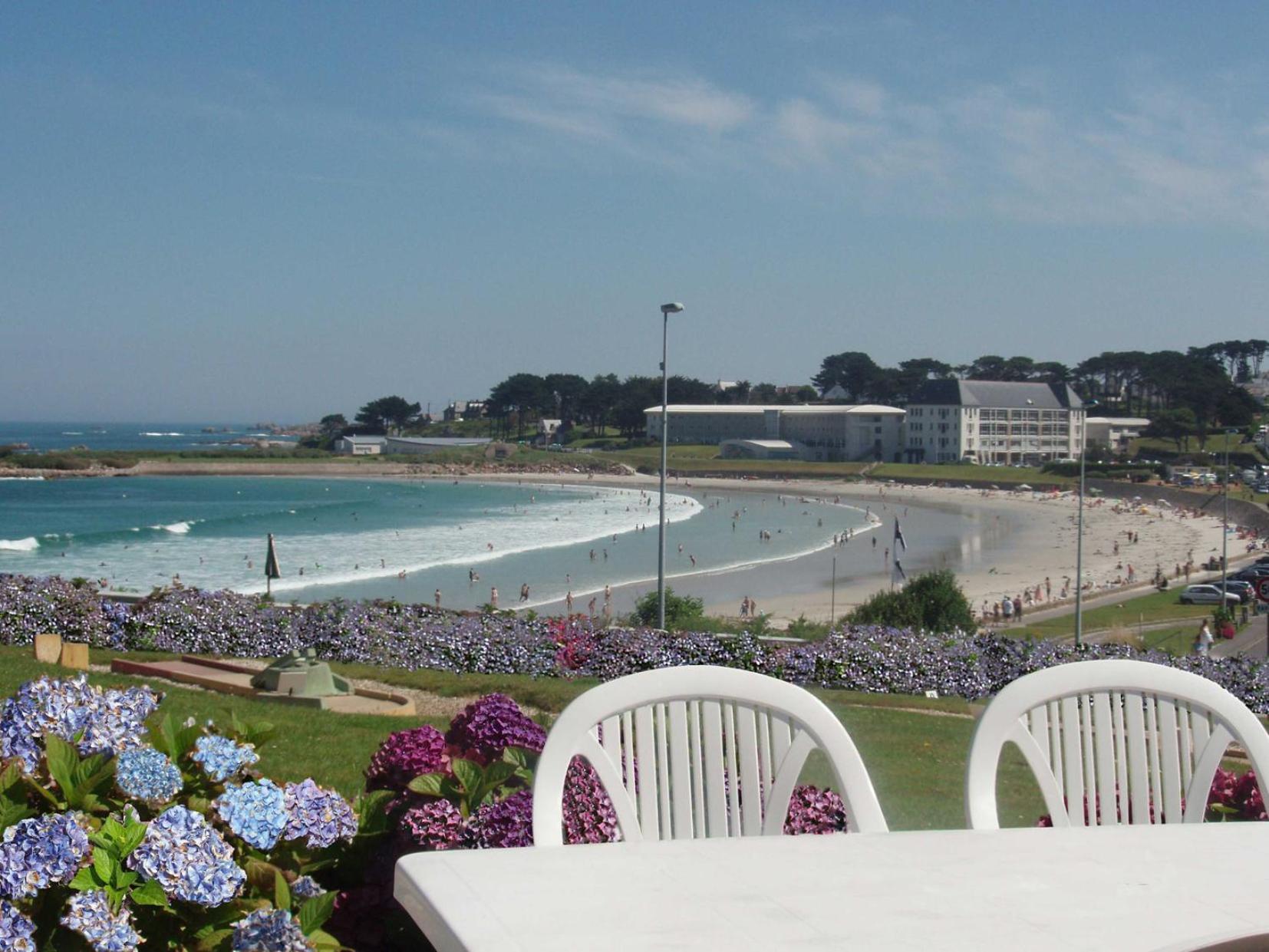 Les Terrasses De La Plage De Trestel Trévou-Tréguignec Eksteriør billede