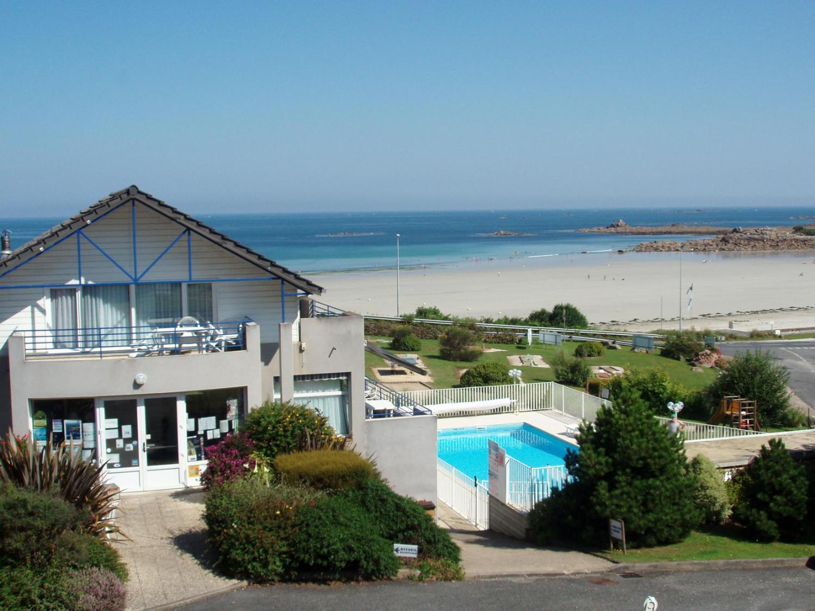 Les Terrasses De La Plage De Trestel Trévou-Tréguignec Eksteriør billede